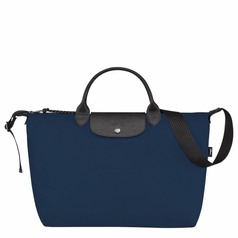 Navy Longchamp Le Pliage Energy XL Men's Handbags
